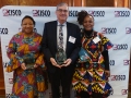 Labor Advocate of the Year: Pamyla Fountain Brown, Public Body of the Year: City of Countryside, accepted by Mayor Sean McDermott and Educator of the Year Latisa Kindred.